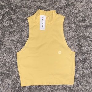 PacSun Yellow Crop Tank